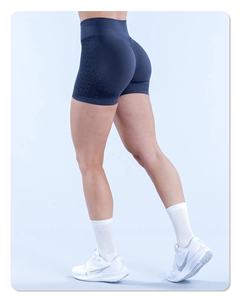 Nouveaux collants de yoga taille haute sans couture tricot Yoga Shorts femmes Scrunch bout à bout Gym Sport Bilker Shorts - Product Image 4