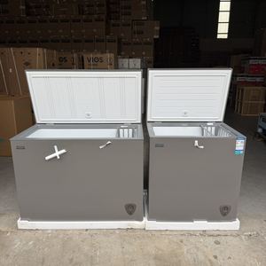 Hisesen Brand Small Size 203l/300l Chest Deep Freezer Gray Color Eu Standard Energy Saving Fast Cooling Single Door 220v - Product Image 1
