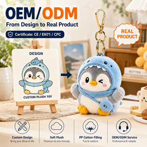 Porte-clés en peluche personnalisés sur mesure, boîte mystère, créez votre propre design, jouet en peluche, boîte surprise personnalisée avec porte-clés à logo - Product Image 2