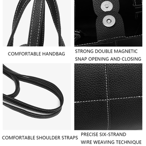 กระเป๋าถือ<span class=keywords><strong>ผู้หญิง</strong></span>ดีไซน์เนอร์สั่งทำขายส่ง กระเป๋าสะพายไหล่ PU คุณภาพสูงทันสมัย ความจุเยอะ มีหลายสี - Product Image 4