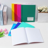 Cuaderno Escolar con Margen Rojo, Cuadrícula Matemática, Líneas Rayadas, Personalizable en Varios Colores, Tamaños A4, A5 y B5, para Suministros Escolares y de Oficina