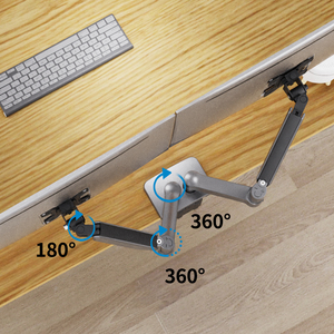 Per 13-32 "<span class=keywords><strong>doppio</strong></span> <span class=keywords><strong>Monitor</strong></span> braccio supporto da scrivania con 360 gradi girevole e regolazione in altezza <span class=keywords><strong>doppio</strong></span> Gas molla <span class=keywords><strong>Monitor</strong></span> montaggio - Product Image 4
