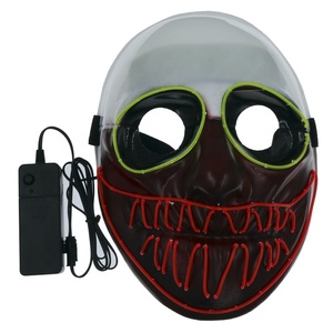 De alto brillo de la noche brillan en la oscuridad de EL LED de neón máscara para EL concierto de miedo fiesta - Product Image 1