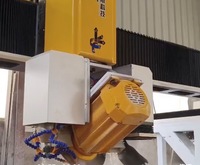 Machine de découpe CNC à 4 axes ZEUS 4+3 pour pierre, granit/marbre, moteur 15KW+7.5KW, longueur maximale 3200mm, 220V/380V, machine personnalisable