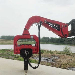 Marteau vibrant hydraulique KN200 Machine à empiler Marteau vibrant monté sur excavateur Tube Pile Pammer Sheet Pile Pammer - Product Image 4