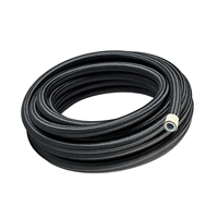 Kit de raccords de conduite de carburant en nylon tressé en acier inoxydable PTFE noir An6 An8 An10 E85, assemblage et installation personnalisés