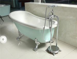 Fábrica de bañera, acrílico, clásico, verde, vibratorio, usado, patas de <span class=keywords><strong>gallo</strong></span>, bañera - Product Image 5