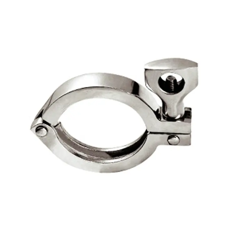 स्टेनलेस स्टील नली दबाना अंगूठी निर्माता 1/4 इंच डबल वेल्डेड पाइप फिटिंग दबाना