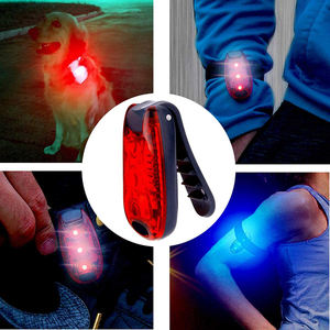 Feu stroboscopique à 3 LED <span class=keywords><strong>pour</strong></span> vélo, <span class=keywords><strong>accessoires</strong></span> haute visibilité, clipsables, feu arrière de sécurité - Product Image 6