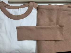 Set Loungewear da Donna in 2 Pezzi con Stampa, <span class=keywords><strong>Top</strong></span> <span class=keywords><strong>Corto</strong></span> a <span class=keywords><strong>Maniche</strong></span> <span class=keywords><strong>Lunghe</strong></span>, Pantaloni a Zampa con Risvolto, Fascia per Capelli - Spandex/Cotone, Vestibilità Casual Aderente - Product Image 6