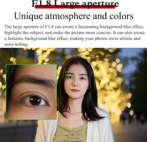 7ช่างฝีมือ AF 50มม. F1.8ดังนั้น NY เลนส์กล้องเต็มเฟรมเลนส์ LAR รูรับแสงด้านหน้าโฟกัสอัตโนมัติ/แมนนวลการวาดภาพบุคคลที่มีมนุษยธรรม - Product Image 5