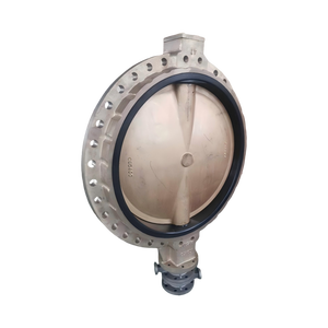 Heavy Duty Controle Válvula Borboleta Engrenagem Operada Alta Pressão WCB CF8M - Product Image 2