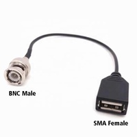 Cable USB a BNC, Convertidor de BNC a USB, Adaptador de Video AVI DVR, Cable SMA USB a BNC