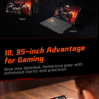 Nueva Tablet One X Player X1 Pro de 10.95 Pulgadas, Ryzen AI 9 HX 470, 32GB/64GB/1TB/2TB/4TB, Portátil con D-PAD Reemplazable, Portátil para Juegos 3 en 1