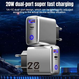 20W QC3.0 PD Fast Charger 2 Port USB Wall <b>Adapter</b> for 15/16 Pro Max Camera & Earphone Use - Product Image 2