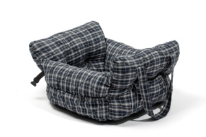 आधुनिक लक्जरी पालतू वाहक बैग अद्वितीय स्ट्रिप पैटर्न नरम कुत्ते कार सीट स्ट्रैप छोटे मध्यम कुत्तों के लिए पर्यावरण के अनुकूल धोने योग्य - Product Image 3