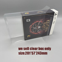 Boîte de protection transparente pour Baldur's Gate 3 pour Sony PlayStation 5 PS5, boîtes de collection TEP, étui de rangement pour jeux, boîte de présentation transparente