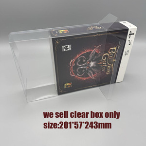 Boîte de protection transparente pour Baldur's Gate 3 pour <span class=keywords><strong>Sony</strong></span> <span class=keywords><strong>PlayStation</strong></span> <span class=keywords><strong>5</strong></span> <span class=keywords><strong>PS5</strong></span>, boîtes de collection TEP, étui de rangement pour jeux, boîte de présentation transparente - Product Image 2