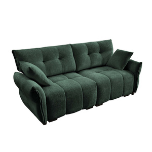 Meubles de salon personnalisés en gros appartement petit canapé en tissu vert foncé 2 <span class=keywords><strong>places</strong></span> deux <span class=keywords><strong>places</strong></span> ensemble de canapés - Product Image 5