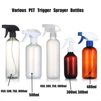 NOUVEAU Vente en gros en vrac Bouteille pulvérisateur à gâchette en plastique HDPE vide pour produits chimiques, 32oz 1000ml 16oz 500 600 650 ml 500ml