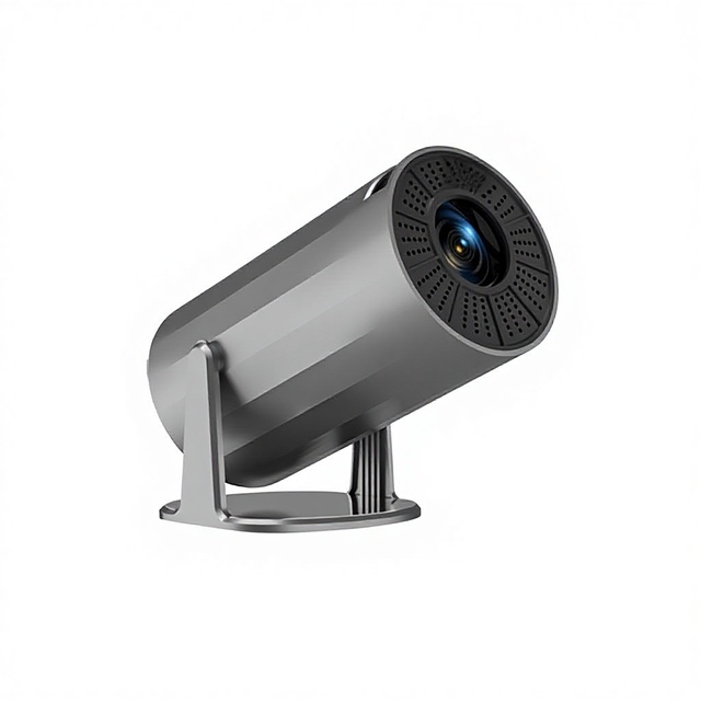 2026 Cross-Border Hot-Selling Barrel-Shaped Portable Home Theater Projector 5G Dual-Band 1080P 3D Built-In Home 160ANSI Lumens