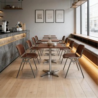 OEM ODM Modernes Design Kommerzielle Restaurant-Möbel Küche Bistro Dessert Catering Café Coffeeshop Esstisch Stühle Set
