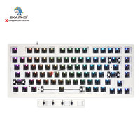 Skyloong Kit DIY Keyboard mekanis, kustom Mini GK75 75% Hot Swap RGB PCB CNC aluminium OEM