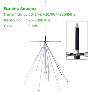 เสาอากาศบรอดแบนด์ 25-3000mhz SD D3000-Diamonds เสาอากาศไฟเบอร์กลาสแบบดิสคอน สำหรับเครื่องสแกน - Product Image 3