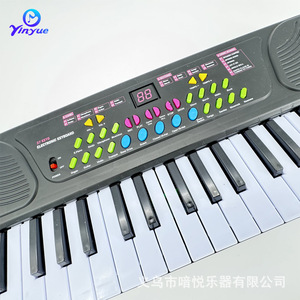 Teclado electrónico Yinyue de 37 teclas, juguete musical para niños, piano para principiantes con micrófono y conector USB - Product Image 3
