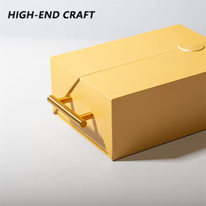 Boîte cadeau rigide en carton pliable à double porte HAIPAI, personnalisée, de luxe, avec gaufrage, laminage mat, doublure en éponge, recyclable, pour crème pour les yeux - Product Image 4