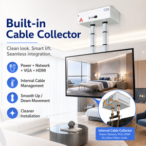Mecanismo de Elevación de <span class=keywords><strong>TV</strong></span> de Doble Barra con Velocidad de Elevación de 40 mm/s, Construcción de Aleación de Aluminio, Funcionamiento Silencioso, Montaje - Product Image 1
