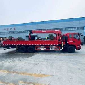 รถเครนติดตั้งบนรถบรรทุก Dongfeng 6X4 12 ตัน แบบบูมยืดไสลด์  รุ่นโรงงานดั้งเดิม  มีตัวเลือกพวงมาลัยซ้ายและขวา รถเครนเคลื่อนที่ - Product Image 5