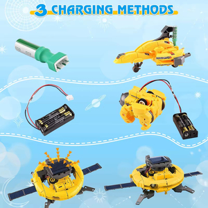 Kit de Robot Solar Recargable 6 en 1 EPT, Juguete de Robot Espacial para Niños, Ensamblaje DIY - Product Image 5