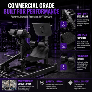 Thigh Master BM Plate Loaded Multi Function Leg Trainer Quad Calf Workout Fitness Club Commercial Leg Curl Leg Extension Machine - Product Image 2