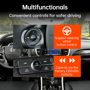 Bluetooth 5.3 USB Car Adapter for 2009-2017 Honda CR-V with Music <strong>Interface</strong> Connector Wireless <strong>Audio</strong> - Product Image 2