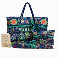 Sac de rangement de luxe exclusif transfrontalier pour Mahjong, style américain moderne, en PVC, pour 4 joueurs, étanche, best-seller