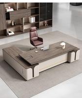 Ensemble de chaise de bureau de direction Boss avec matériau en bois Design minimaliste moderne Mobilier commercial
