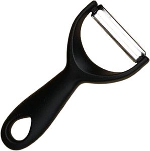 Best Selling Stainless Steel Y-Shaped Vegetable Fruit Sharp Peeler Grater Slicer <b>Kitchen</b> <b>Gadget</b> Black Plastic PP Handle Direct - Product Image 1