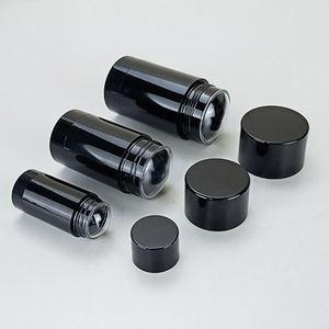 Spot Goods Round Twist up <b>Plastic</b> Deodorant <b>Tube</b> 15ml 30ml 50ml 75g Black White Empty <b>Plastic</b> Deodorant Stick Container - Product Image 3