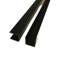 Meilleur prix, profilé en U en plastique extrudé personnalisé OEM, canal en U, canal en C, pour les applications de supermarché