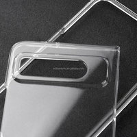 Étui de téléphone portable en polycarbonate rigide ultra-fin, léger, résistant aux chocs et hautement transparent pour Google Pixel 9 Pro Fold 2