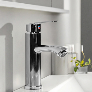 Nhà máy tapware phòng tắm bồn rửa lưu vực Mixer cổ điển hiện đại gốm nóng lạnh nước Mixer đánh bóng Mixer vòi Chrome - Product Image 5