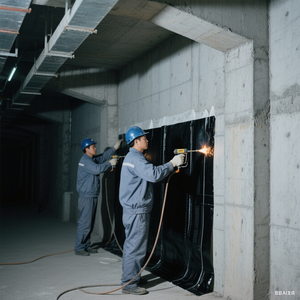 Thiết kế hiện đại SBS Elastomer sửa đổi 3mm 4mm cao su đen nhựa đường màng chống thấm 1 năm bảo hành nhiệt độ thấp - Product Image 2