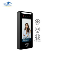 HFSecurity FR05 Reconocimiento facial de huellas dactilares NFC 5 pulgadas estudiantes productos de tiempo de asistencia con software gratuito SDK API Cloud