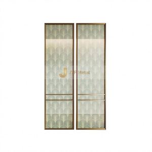 ANN5418 High Quality Custom Modern Multi-Functional Durable Coated Printed Stainless Steel 304 Gold <b>Decorative</b> Partition <b>Screen</b> - Product Image 3