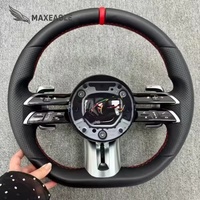 Volant en cuir personnalisé pour Mercedes AMG ClS CLA GLC a E S C Class G63 C43 ML SL W202 W203 W204 W205 W206 W207 W166