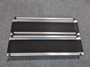 Rampa de aluminio portátil para silla de ruedas de 2-8 pies, rampa de cable de aluminio resistente para fácil acceso - Product Image 3