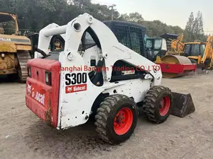 Kinerja bekerja yang sangat baik digunakan Bobcat selip steer loader Bobcat S300 motor grader mini skid steer loader