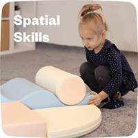 6 pièces doux bébé blocs d'escalade ensemble de jeu en mousse activité intérieure grimpeur pour enfants pour appartements