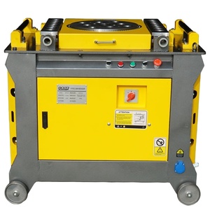 Dobladora de Barras de Acero de 110 mm, Máquina para Doblar Estribos de Construcción, Dobladora de Engranajes y Rodamientos con Motor GW55, Ranuradora de Barras de Acero - Product Image 1